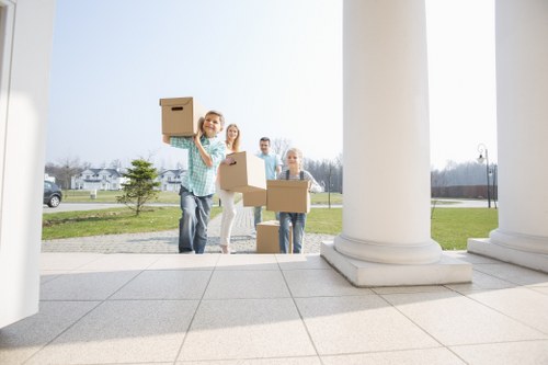 Customer completing a storage booking agreement for a self-storage unit
