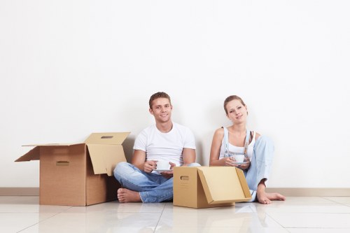 Charity partnership for reusable goods collected from storage units